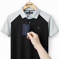 Premium Contrast Panel Polo T-Shirt – Modern Smart Fit Edition| CD-MCP80