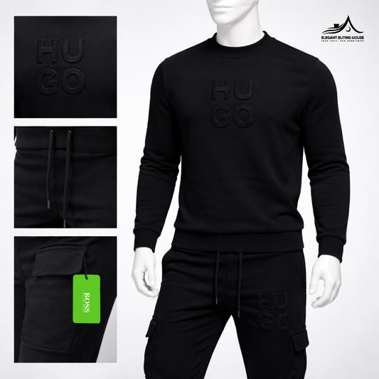 Luxury Embossed Sweatset – Bold Style & Premium Comfort| Code-SWP2