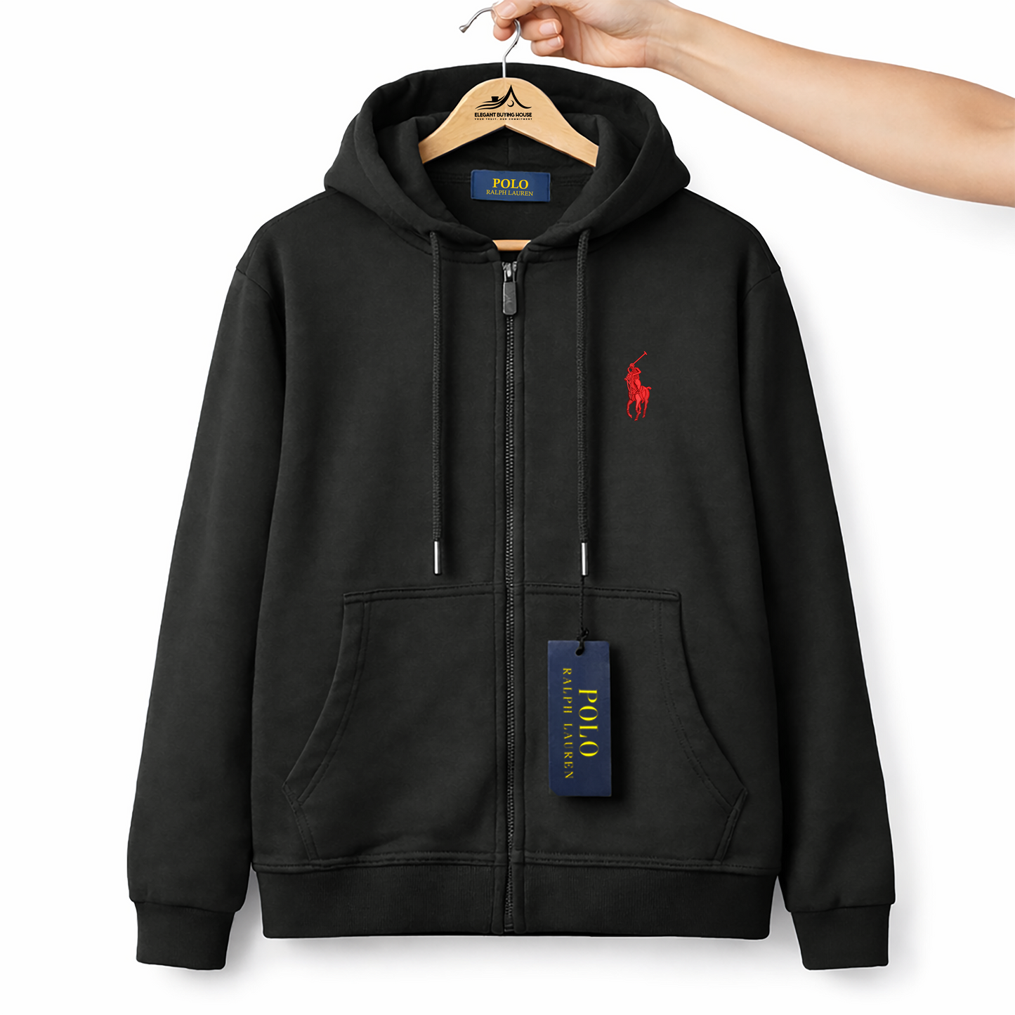 Men’s Full-Zip Hoodie – Premium Comfort & Everyday Style| Code-SWP73