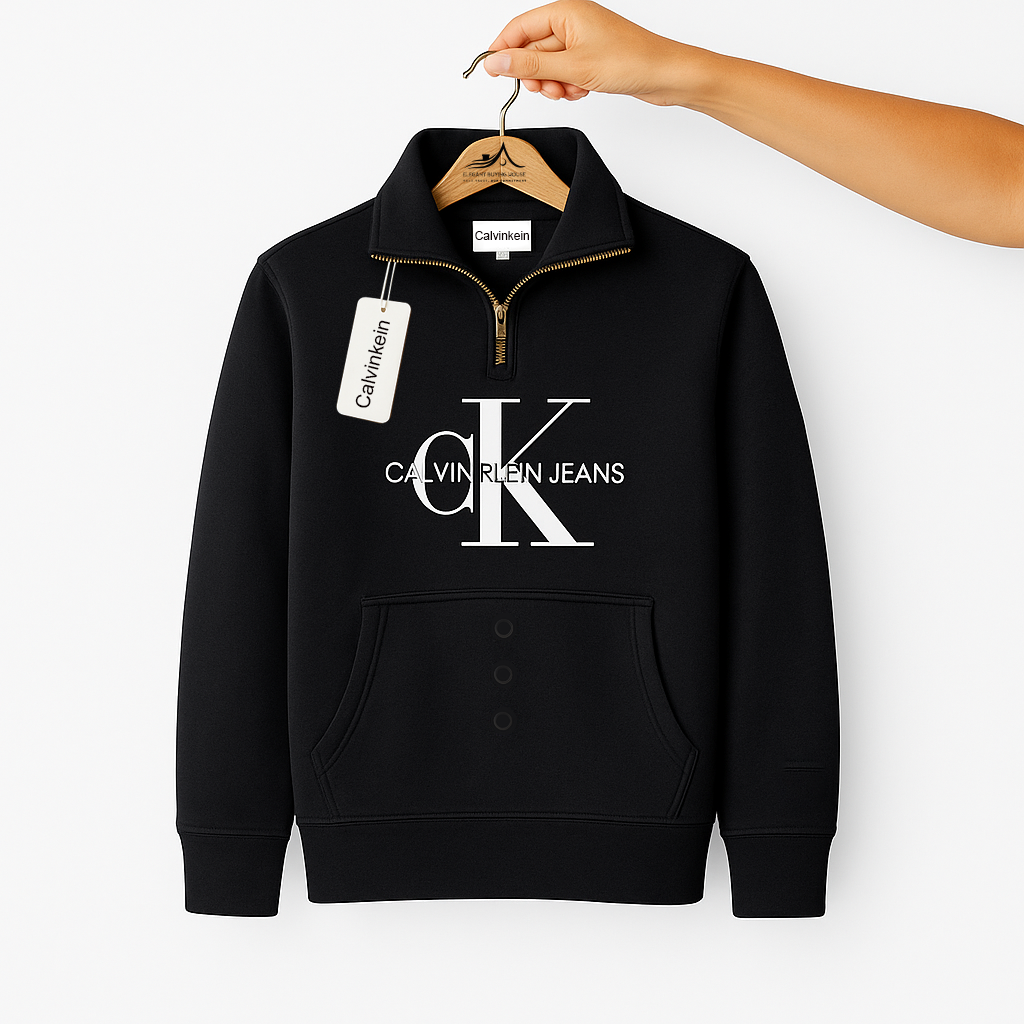 Premium Half-Zip Winter Sweatshirt – Ultra Soft | Warm | Stylish Fit (6 Colors)| Code-SWP49