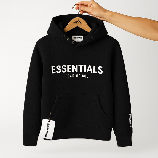 Ultra-Soft Premium Embossed Hoodie – Winter Essential Comfort Wear | Code-SWP39C