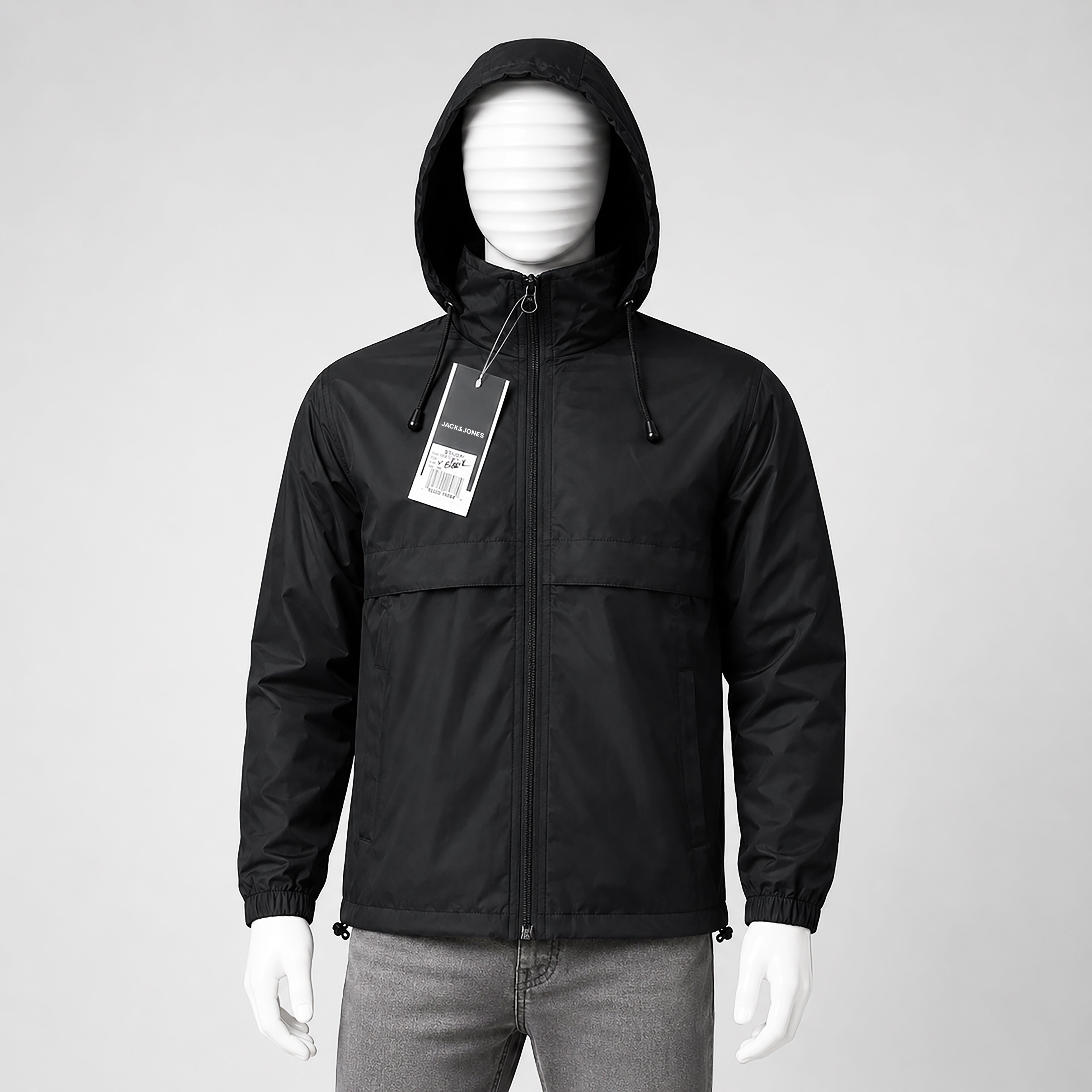 Premium Hooded Windbreaker Jacket for Men | Lightweight Outdoor Wear | Code-WNT10