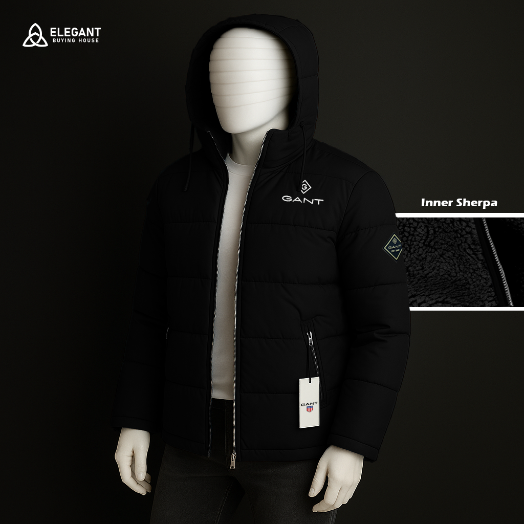 Men’s Hooded Puffer Jacket – Cozy Insulated Winter Outerwear| Code-SWP84