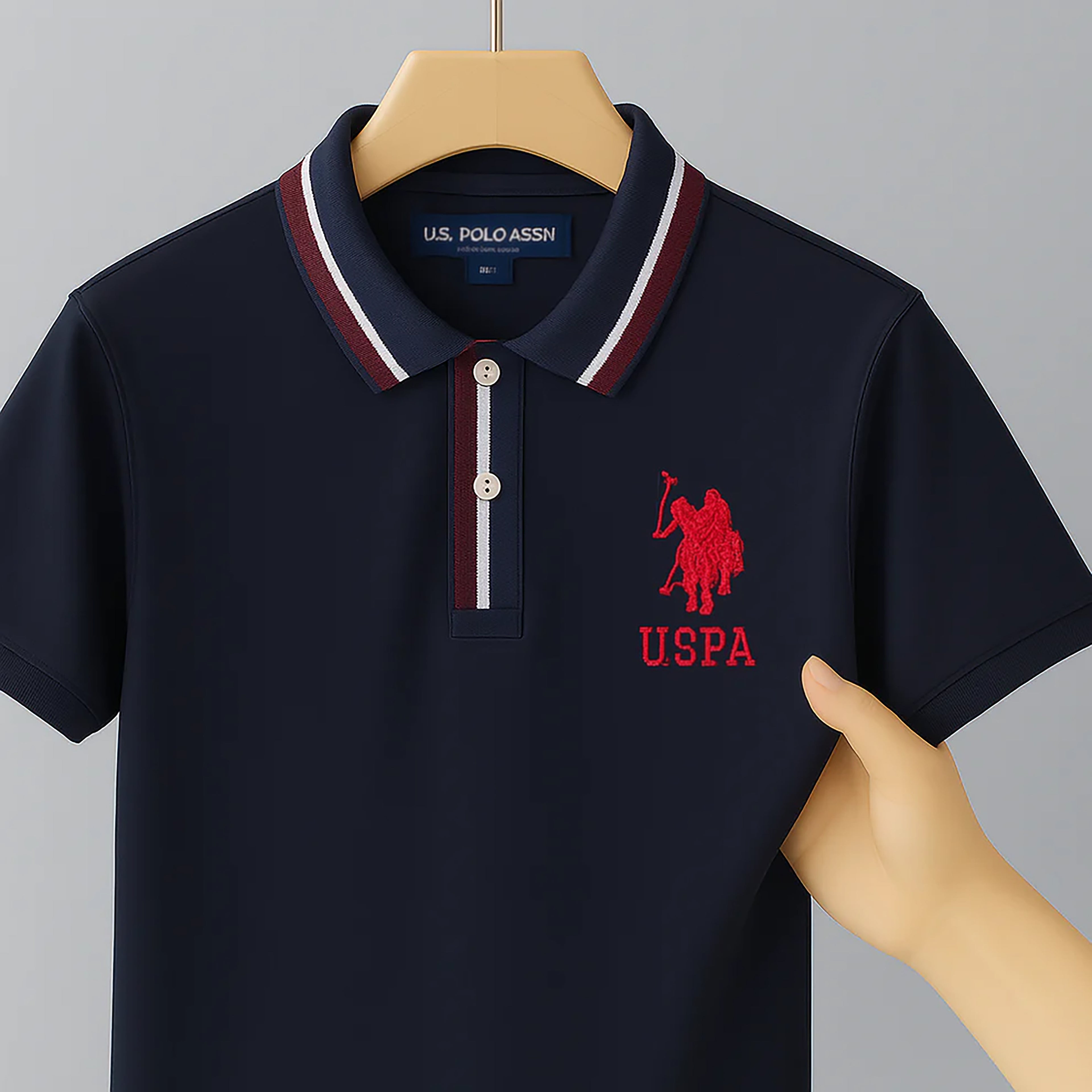 Signature Embroidered Polo T-shirt| CD-PZ63