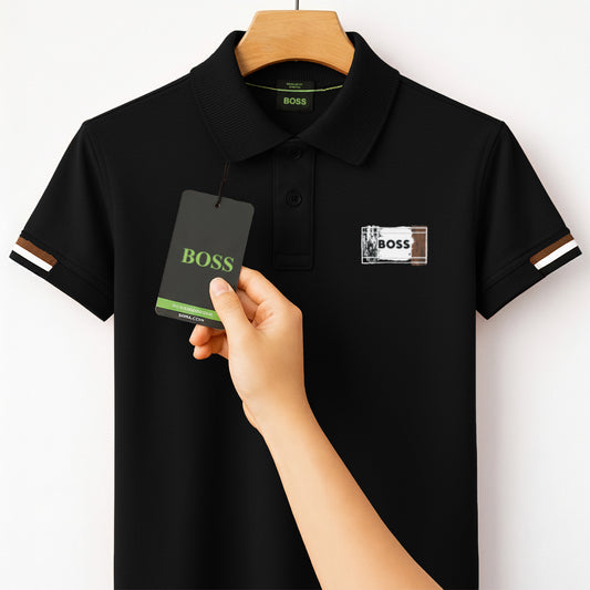 Premium Signature Polo T-Shirt | 5 Elegant Color Options | CD-PZ4