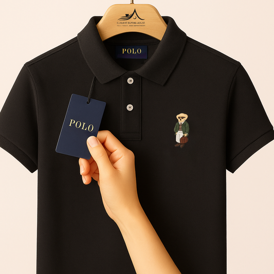 Luxury Polo Bear Collection – 5 Timeless Colors for Effortless Elegance| CD-MPP37