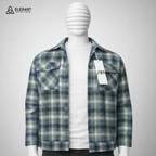 Men’s Classic Check Shacket – Soft Feel & Smart Casual Look| Code-SWP97
