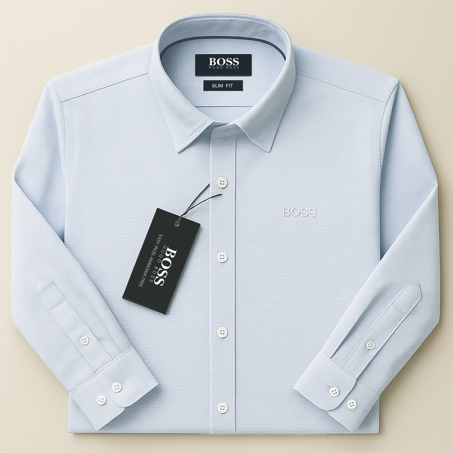 Premium Light Blue Slim-Fit Shirt – Smart & Timeless Style| CD-FM15