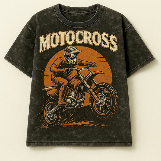 MOTOCROSS Action Rider Graphic T-Shirt – Pre-Order | CD-ACD104 (China To Bangladesh Home Delivery)