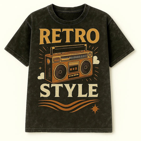 RETRO STYLE Boombox Drop Shoulder – Pre-Order | CD-ACD112 (China To Bangladesh Home Delivery)