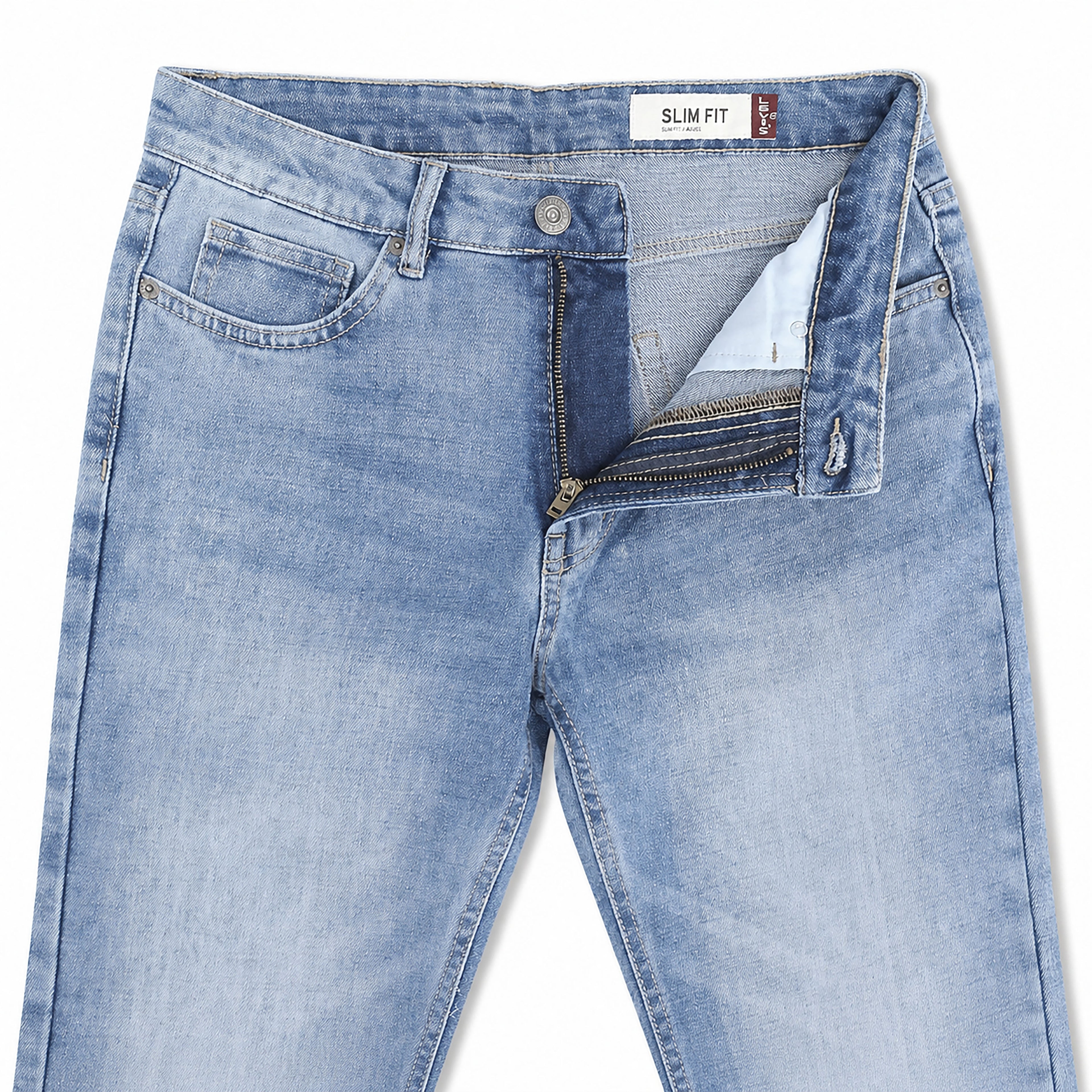 Slim Fit Denim Pants – Lightweight Comfort Everyday Style | | CD-PPS30