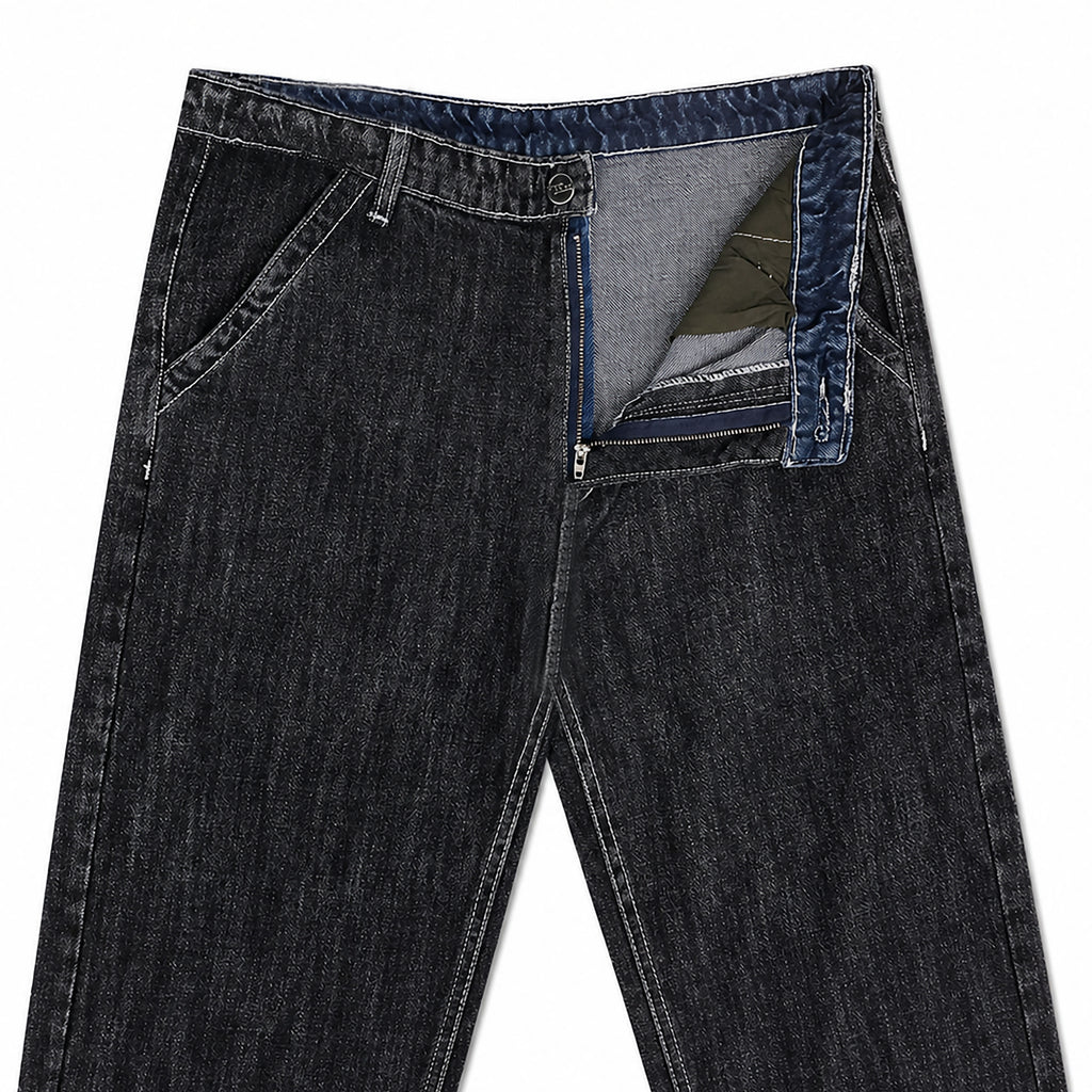 Modern Straight Fit Washed Denim Pants | | CD-PPS20
