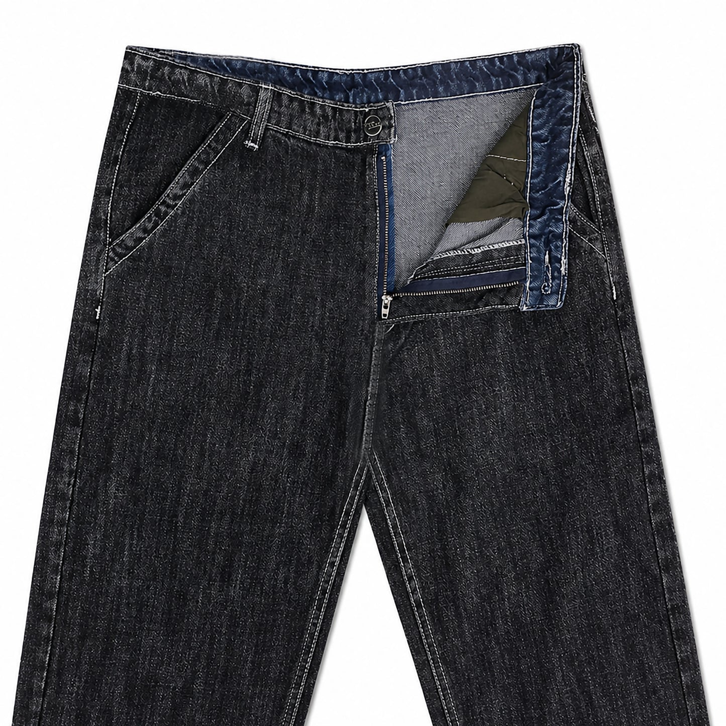 Modern Straight Fit Washed Denim Pants | | CD-PPS20