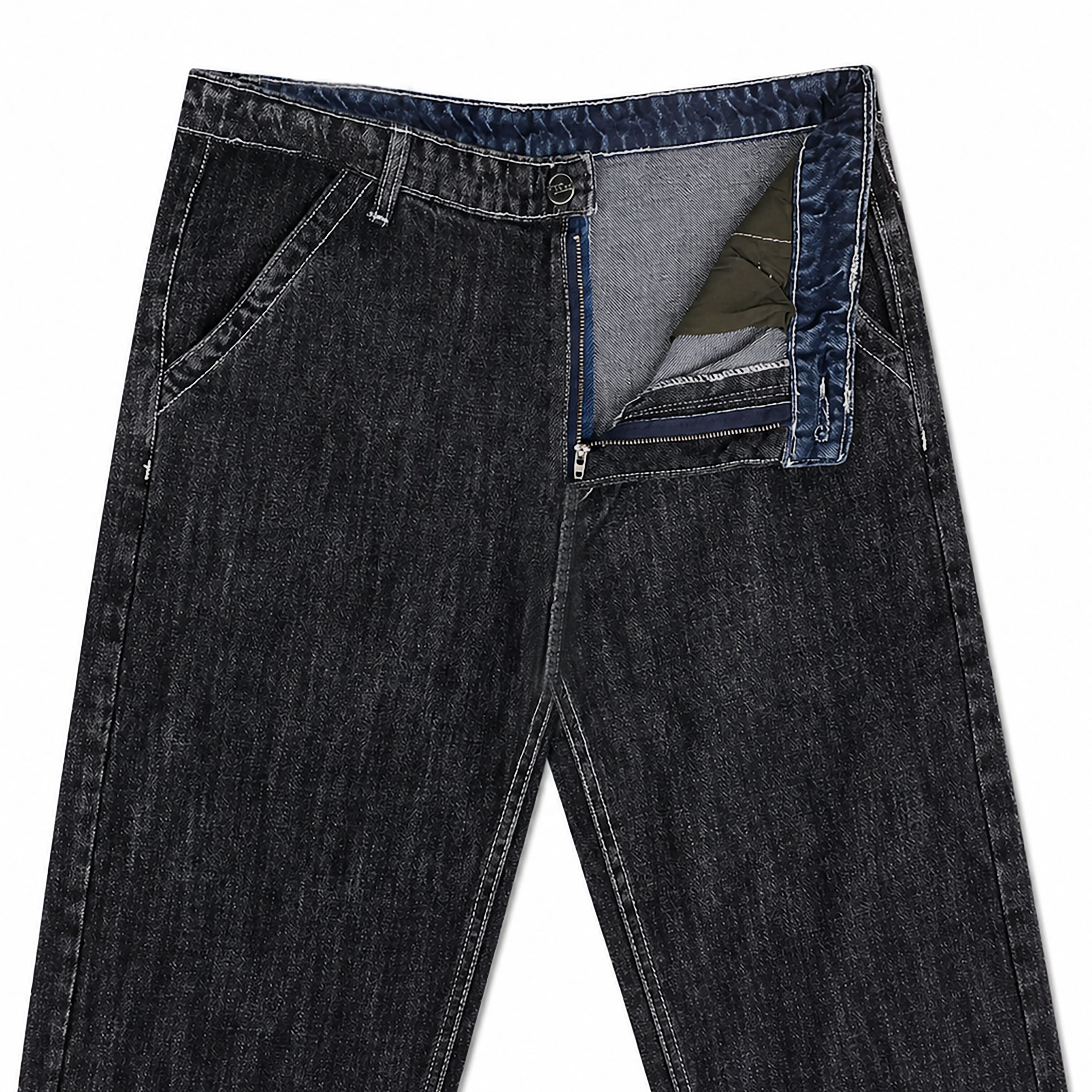 Modern Straight Fit Washed Denim Pants | | CD-PPS20