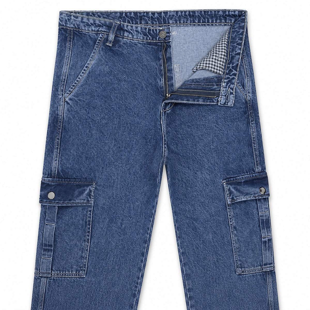 Urban Utility Cargo Denim Pants – Relaxed Fit Everyday Style | | CD-PPS21