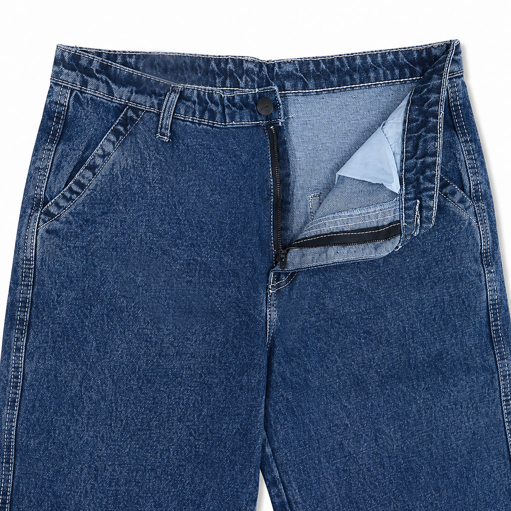 Modern Straight Fit Washed Denim Pants | | CD-PPS20