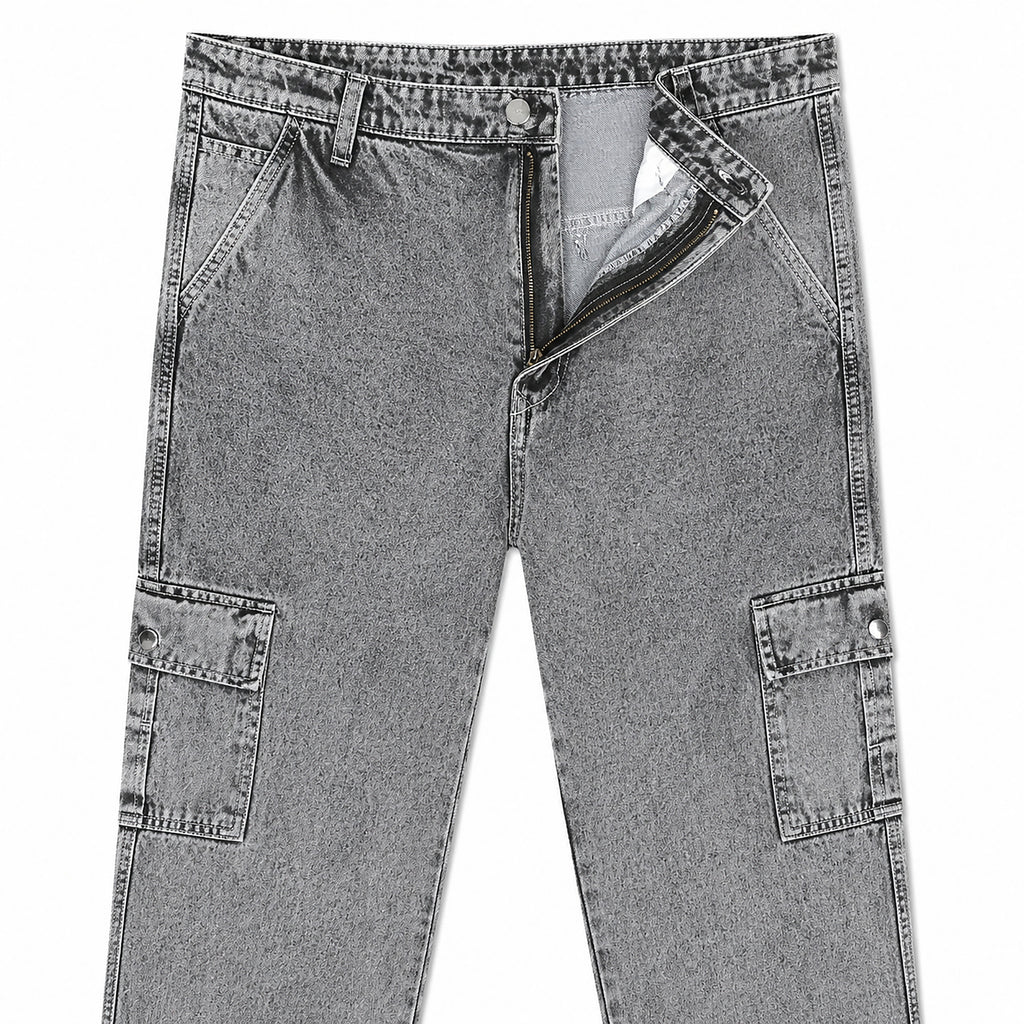 Urban Utility Cargo Denim Pants – Relaxed Fit Everyday Style | | CD-PPS21