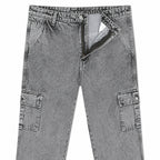 Urban Utility Cargo Denim Pants – Relaxed Fit Everyday Style | | CD-PPS21