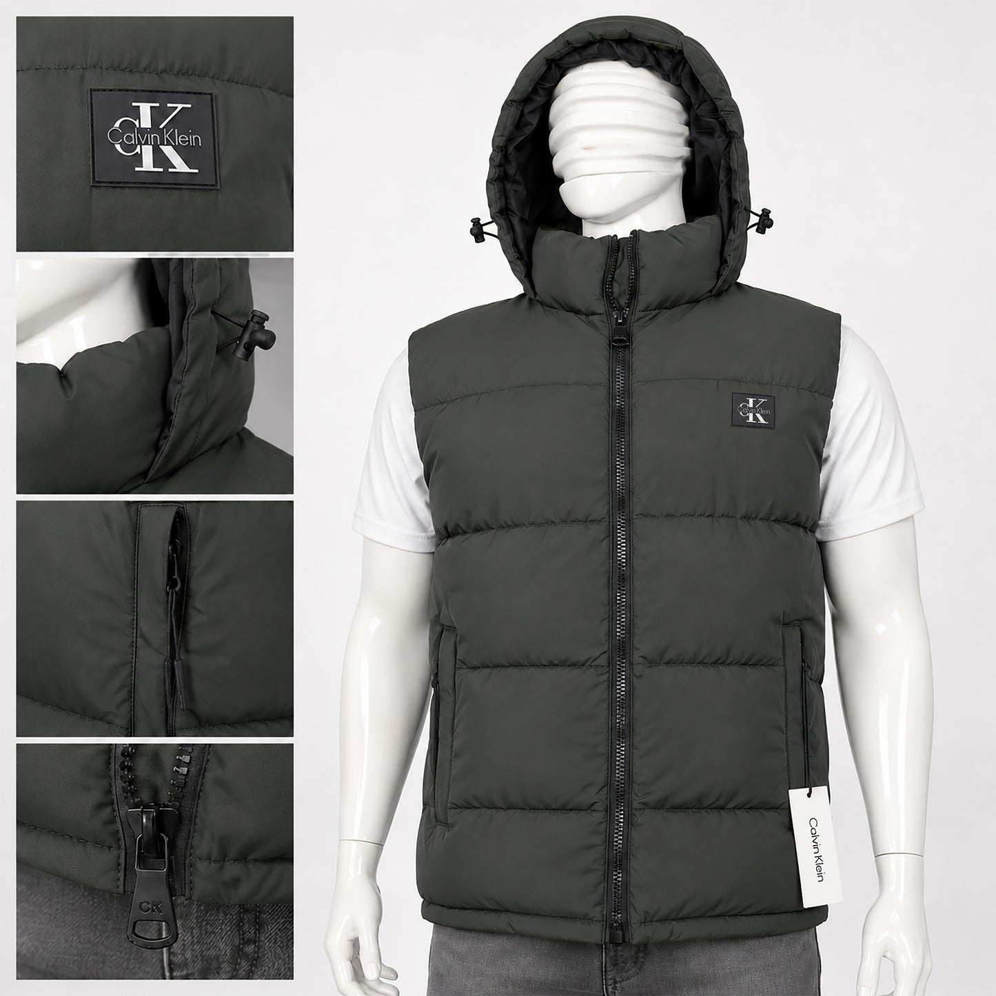 Premium Hooded Puffer Vest Jacket for Men | Lightweight Winter Body Warmer | Code-WNT19