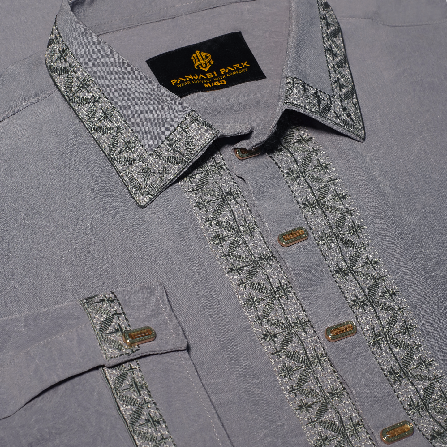Refined Embroidered Kabli for Smart Traditional Style | CD-PGK6