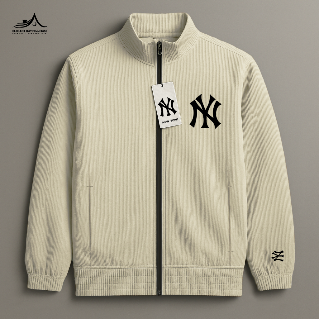 Premium Ribbed Zip-Up Streetwear Jacket – Ultra Comfort & Modern Fit | Code-SWP42