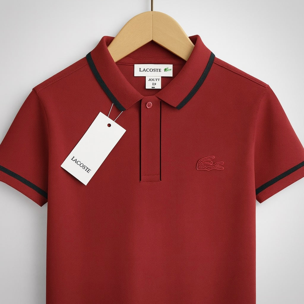 Premium Slim Fit Polo Collection – Sky Blue | Olive Green | Burgundy| CD-MPP17
