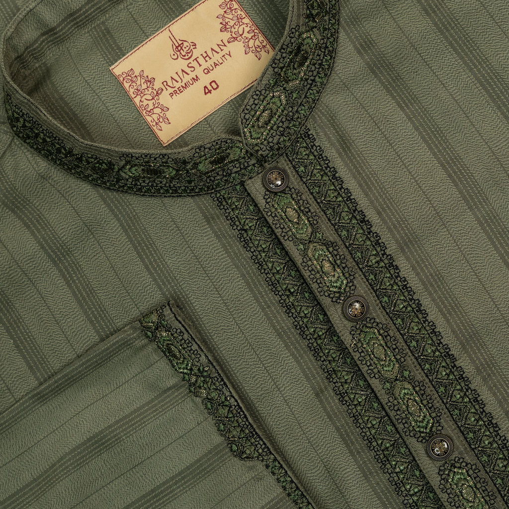 Men’s Elegant Minimal Embroidered Panjabi | CD-PG103
