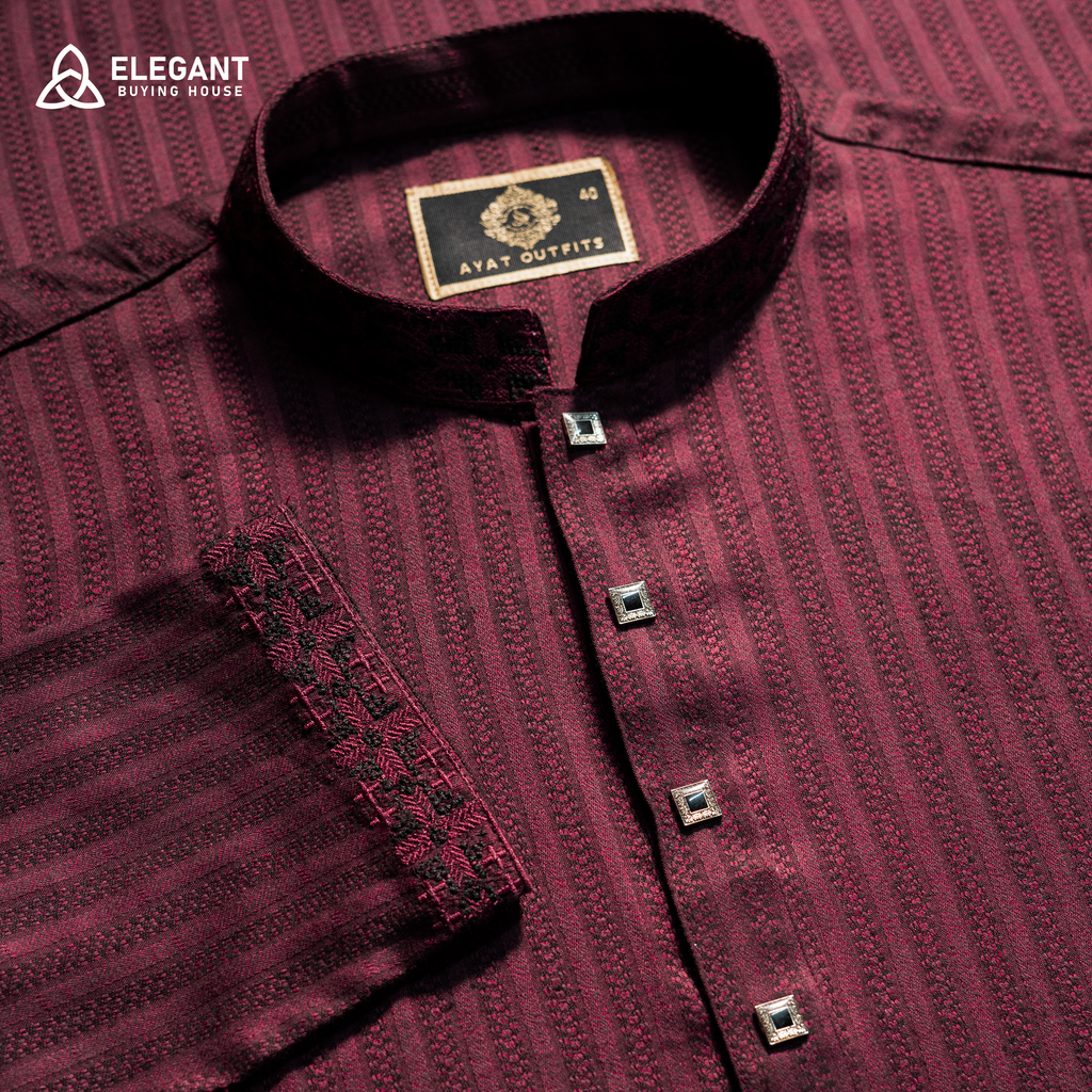 Elegant Textured Premium Panjabi – Classic Festive & Traditional Wear| CD-PG1