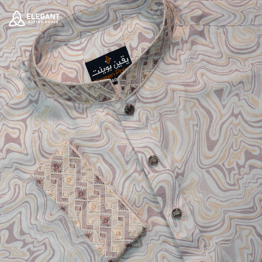 Premium Marble Pattern Panjabi| CD-PG18