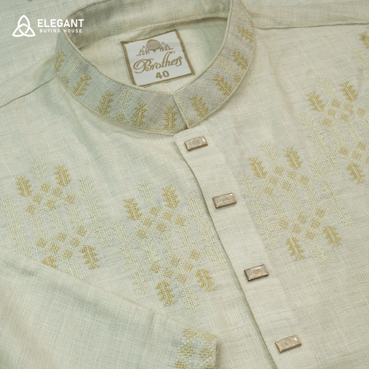 Premium Minimal Embroidered Panjabi| CD-PG27