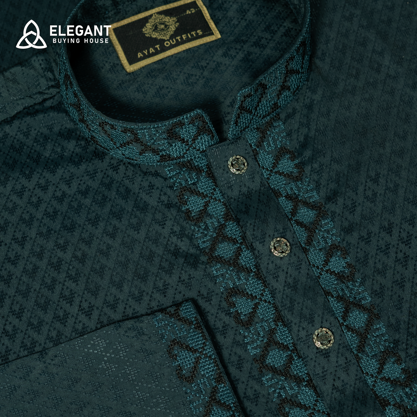 Signature Textured Embroidered Panjabi | CD-PG76