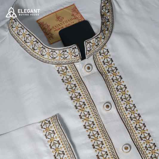 Classic Embroidered Panjabi with Premium Elegant Finish | CD-PG98