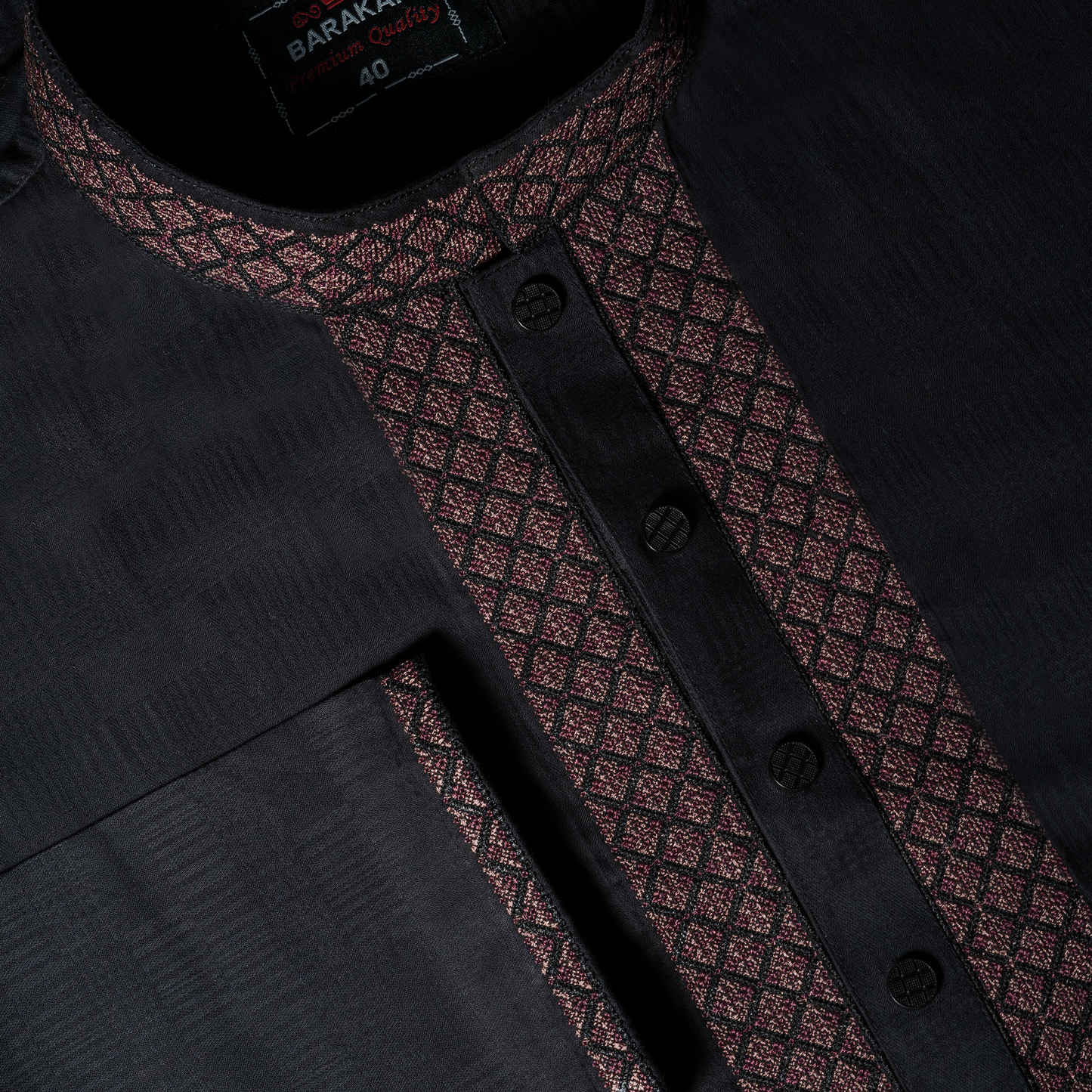 Contrast Embroidered Smart Panjabi for Men | CD-PG132