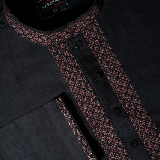 Contrast Embroidered Smart Panjabi for Men | CD-PG132