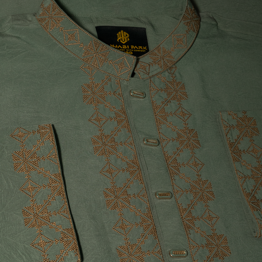 Heritage Embroidered Classic Panjabi | CD-PG155