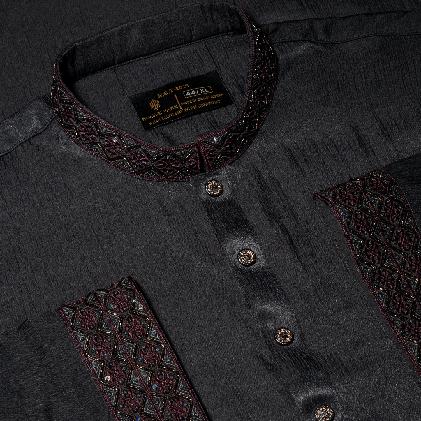 Modern Classic Contrast Detail Panjabi | CD-PG157