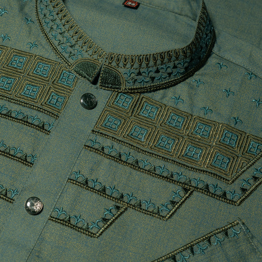 Kids Elegant Embroidered Classic Panjabi | CD-PGC13