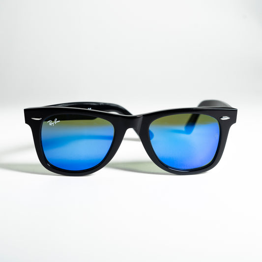 Classic Square Frame Reflective Lens Sunglasses | CD-MSG8
