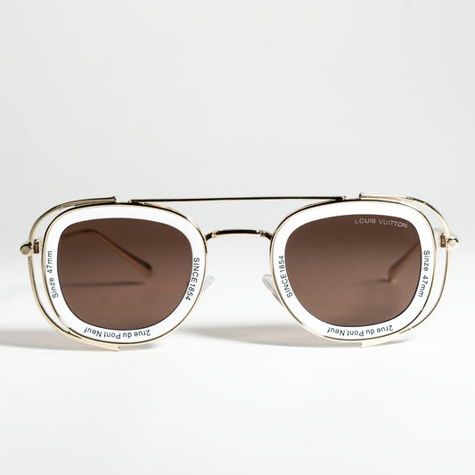 Retro Double Bridge Designer Sunglasses | CD-MSG15