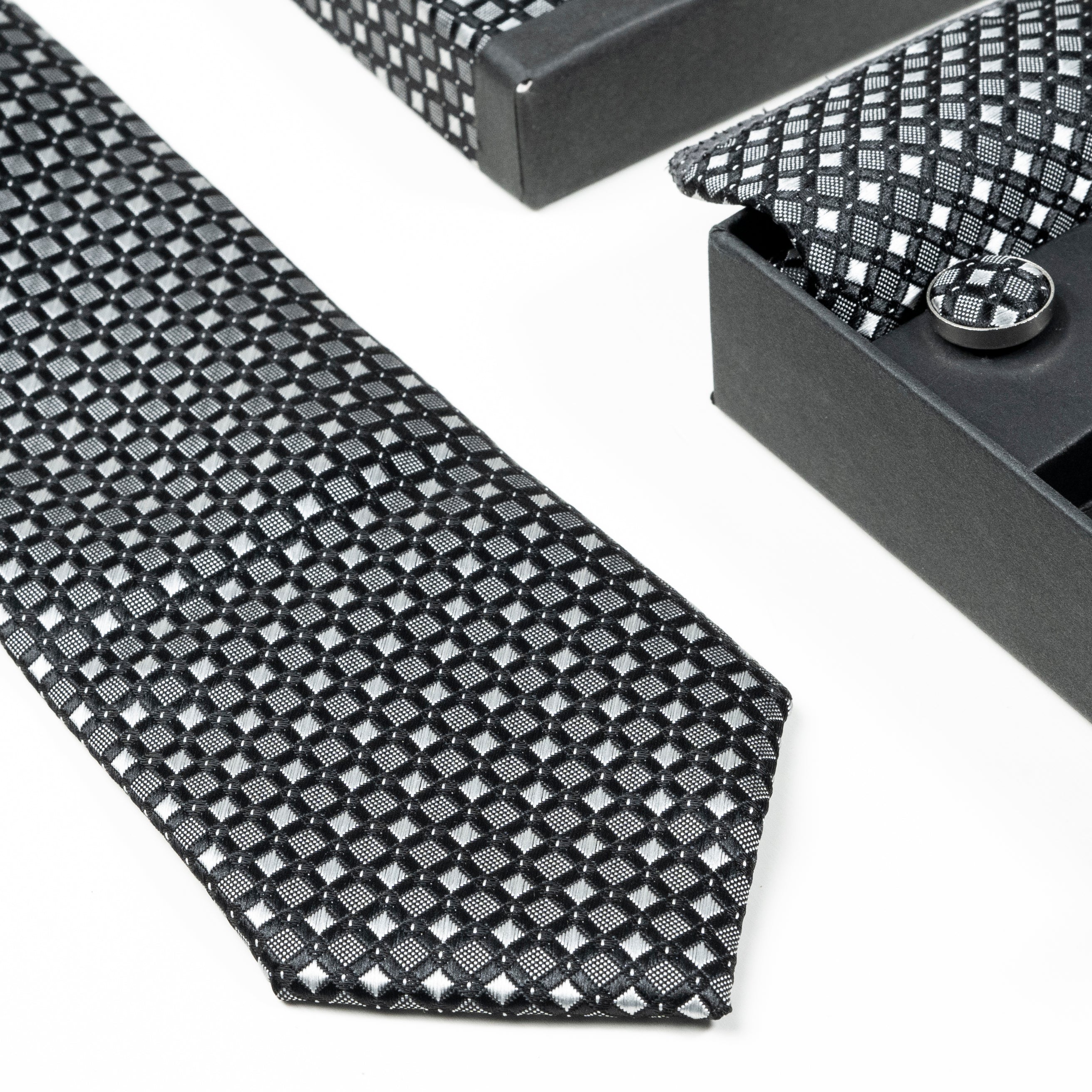 Classic Geometric Design Formal Tie Set | CD-MT4