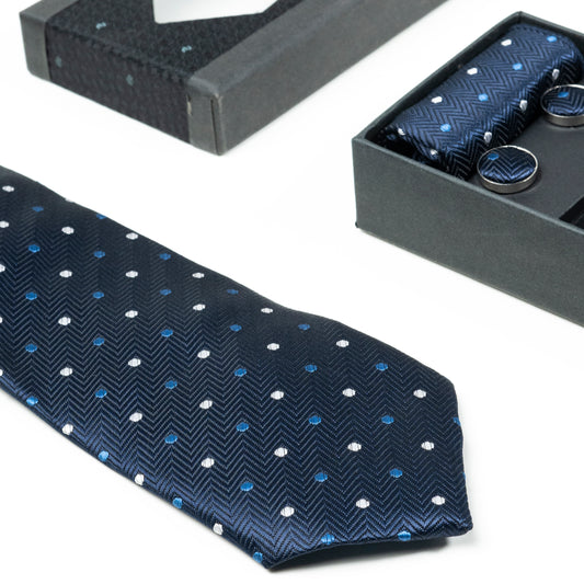 Classic Dotted Pattern Formal Tie Set | CD-MT5