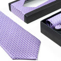 Elegant Textured Formal Tie Set with Accessories | CD-MT6