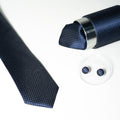 Micro Texture Formal Tie Set with Matching Cufflinks | CD-MT13