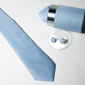 Micro Texture Formal Tie Set with Matching Cufflinks | CD-MT13