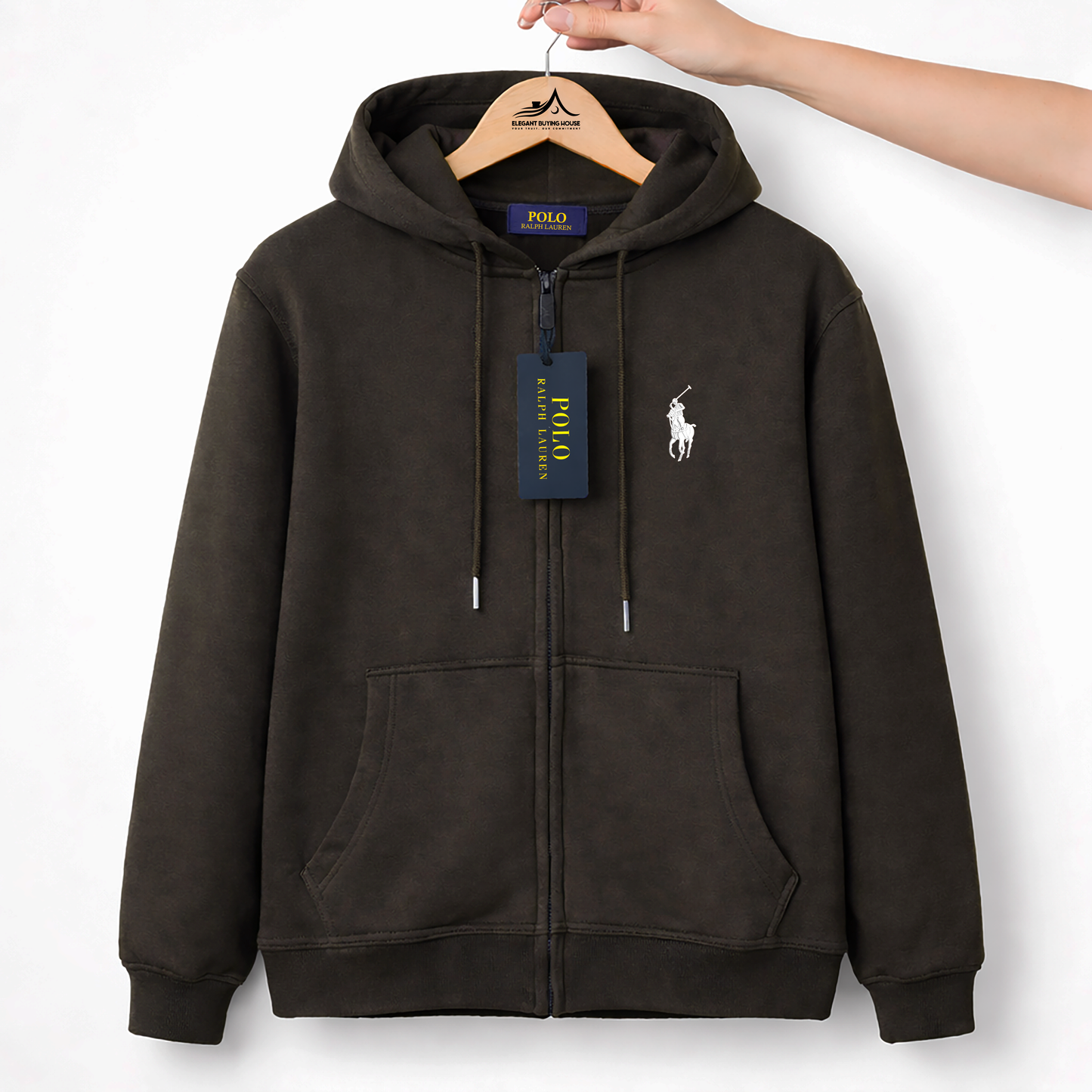 Men’s Full-Zip Hoodie – Premium Comfort & Everyday Style| Code-SWP73