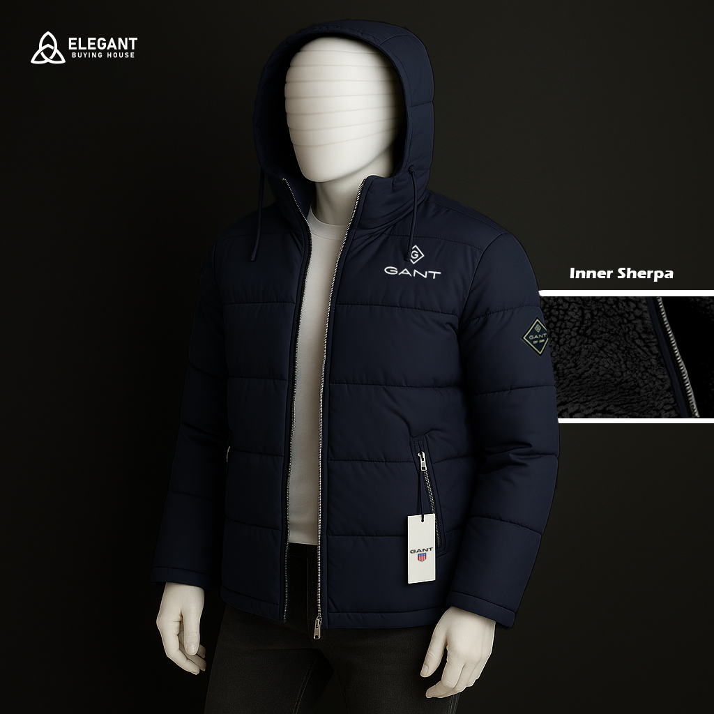 Men’s Hooded Puffer Jacket – Cozy Insulated Winter Outerwear| Code-SWP84