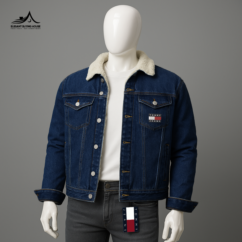 Premium Winter Sherpa-Lined Denim Jacket – Ultra Warm, Stylish & Durable | Code-SWP47