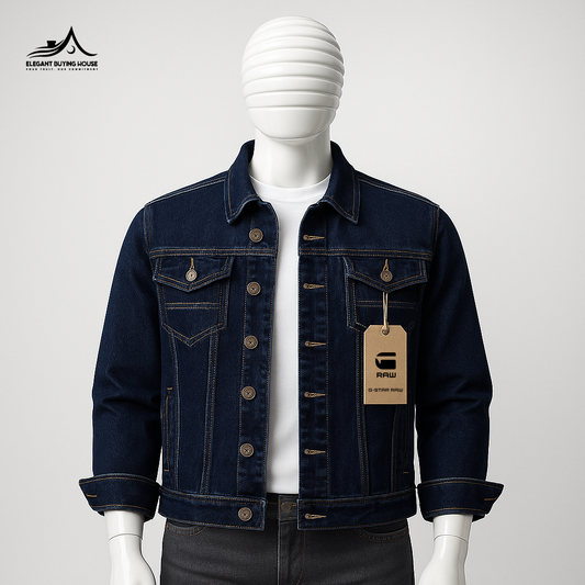 Men’s Essential Denim Jacket – Everyday Comfort, Timeless Style | Code-SWP46