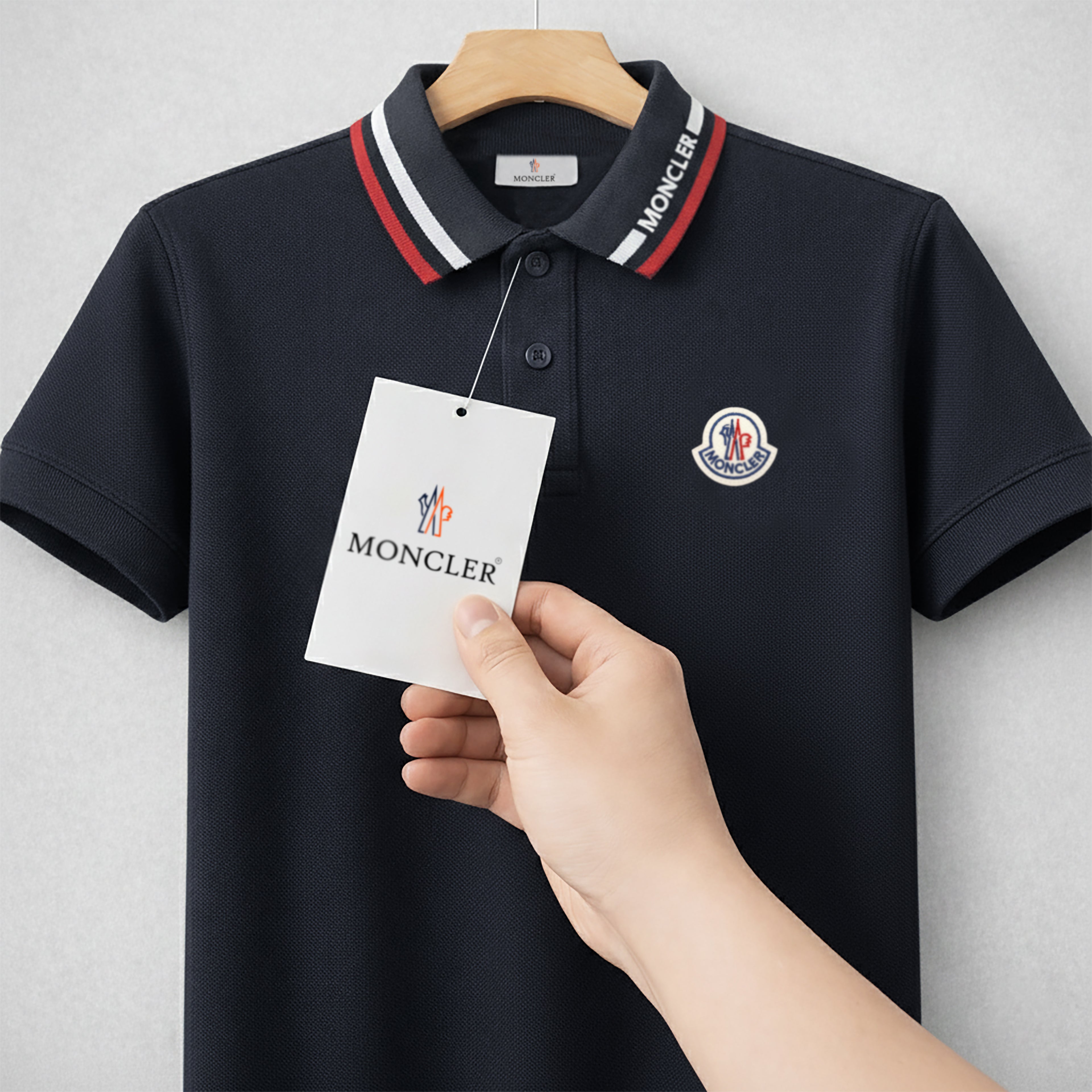 Premium Stripe Collar Polo T-Shirt | CD-PZ5