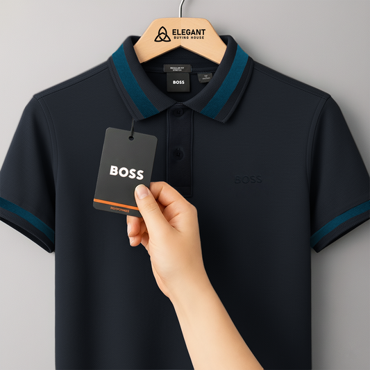 Classic Collar Step Polo T-Shirt – Smart Casual Everyday Comfort | CD-MCP110